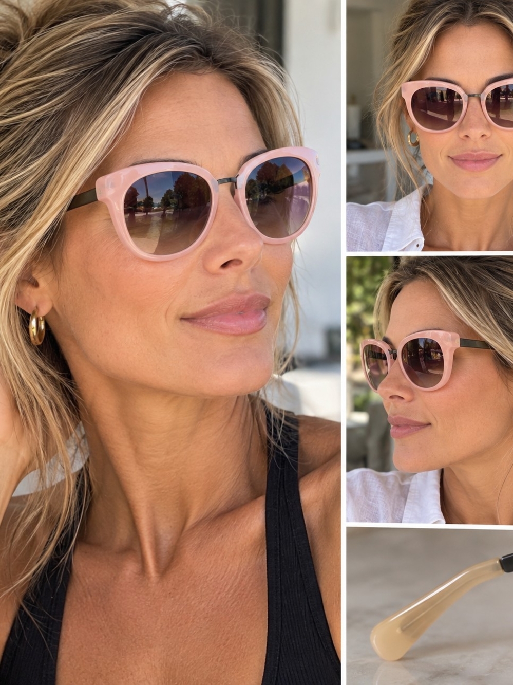 Stylish Pink Women’s Sunglasses - Guess